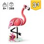 LEGO Creator 31170 3-en-1 Animaux sauvages : le flamant rose - Jouet pour fille des 8 ans