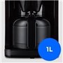 Cafetiere Filtre Digitale Isotherme avec Broyeur - MEDION - 1000W - 1,0L - Noir