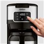 Cafetiere Filtre Digitale Isotherme - MEDION - 900W - 1,2L - Silver