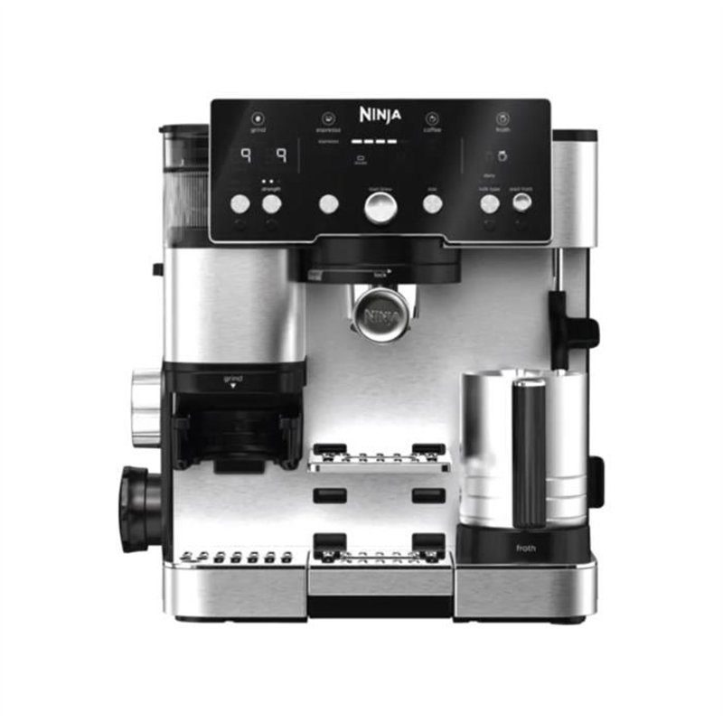 Machine à expresso - NINJA - ES501EU Luxe Essential - 2 L - Écran digital - Noir / Inox