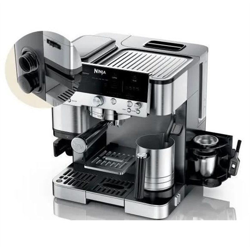 Image secondaire de la Machine à expresso - NINJA - ES501EU Luxe Essential - 2 L - Écran digital - Noir / Inox