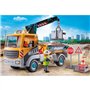 PLAYMOBIL 71750 Camion grue, ouvrier & accessoires