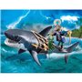 PLAYMOBIL 71793 Pirate et requin avec mâchoire articulée