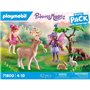 PLAYMOBIL 71800 Duo de fées avec animaux de la foret