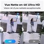 Caméra extérieure - REOLINK - B440 - Panneau solaire - Blanc