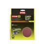 RYOBI - 10 disques diam. 150 mm autocollants grain 80 pour ponceuse a bande et a disque RBDS4601G - SD150A10