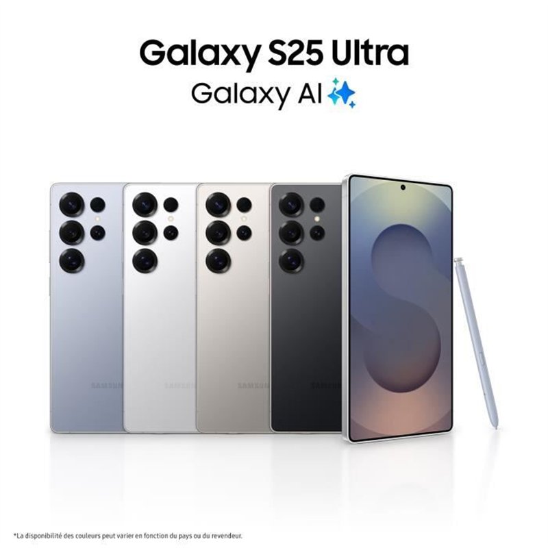 Image secondaire de SAMSUNG Galaxy S25 Ultra AI Smartphone 256 Go Argent Titane