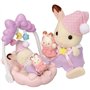 Le coucher des soeurs Lapin Chocolat - SYLVANIAN FAMILIES - 5806