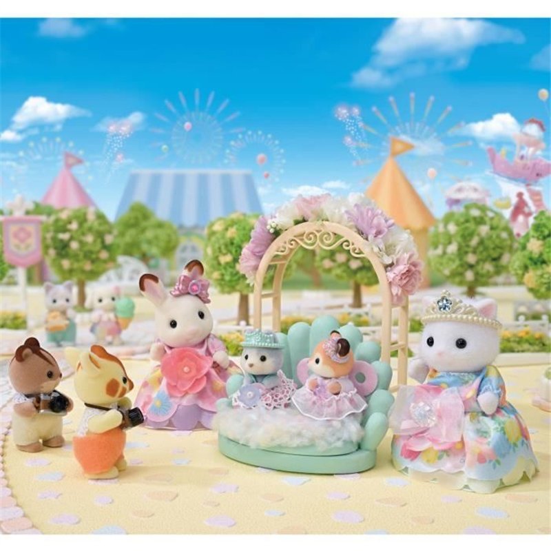 Image secondaire de Les princesses en robes a fleurs - SYLVANIAN FAMILIES - 5809