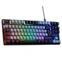 Clavier Gamer - The G-Lab - KEYZ CAESIUM - RGB - Gris & Noir - TKL