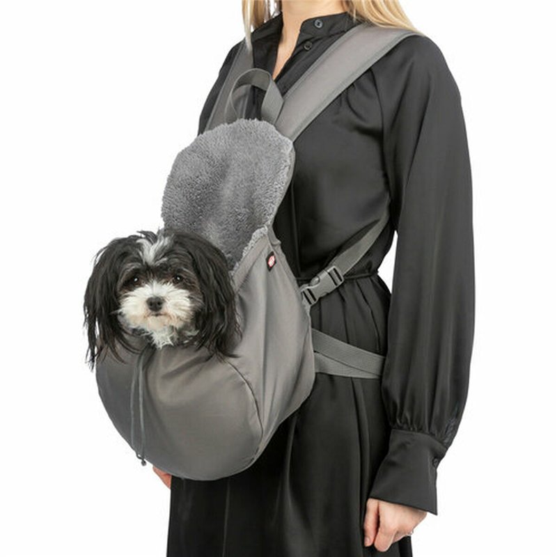 Image secondaire de Sac à dos pour animaux de compagnie Trixie Molly Gris Polyester 25 × 38 × 17 CM