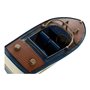Véhicule DKD Home Decor Décoratif Bateau à moteur Métal (2 pcs) (31.5 x 14 x 13 cm)