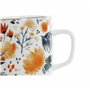 Tasse DKD Home Decor Porcelaine Bleu Orange (380 ml) (12 x 8,5 x 9,5 cm)