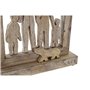 Figurine Décorative DKD Home Decor Marron Bois de manguier Moderne Famille (30 x 8 x 39 cm)