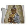 Figurine Décorative DKD Home Decor Gris Doré Buda Résine (10 x 7,2 x 20,9 cm) (2 Unités)