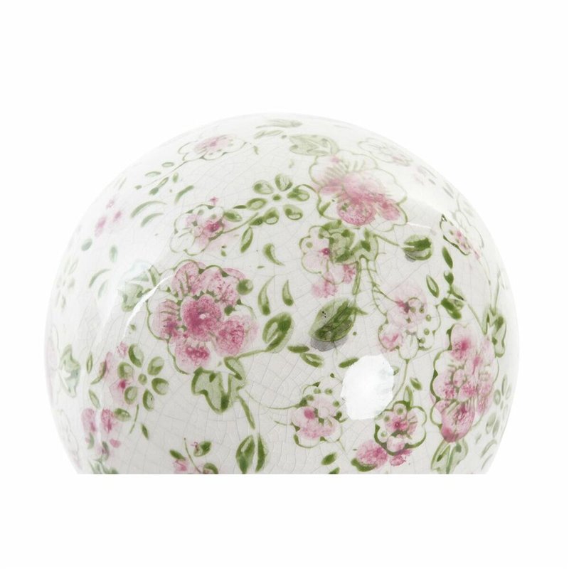 Image secondaire de Boule Décorative DKD Home Decor Fleurs Grès (12 x 12 x 12 cm)