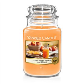 Bougie Parfumée Yankee Candle Farm Fresh Peach 623 g