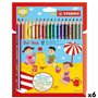 Crayons de couleur Stabilo TRIO THICK Multicouleur 18 Pièces (6 Unités)