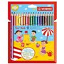 Crayons de couleur Stabilo TRIO THICK Multicouleur 18 Pièces (6 Unités)
