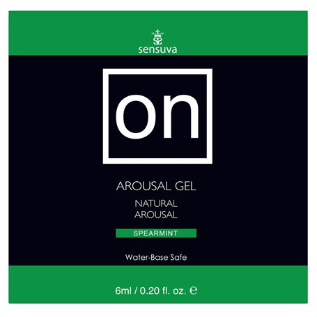Gel Stimulant Sensuva 6 ml Menthe verte