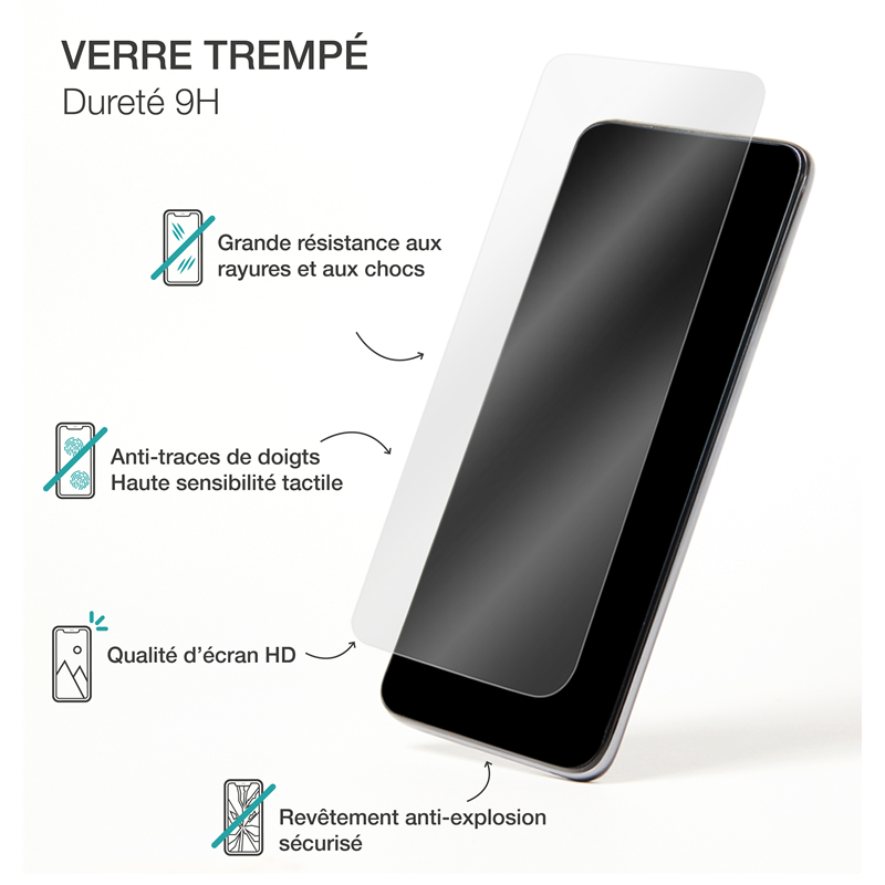 Image secondaire de Protège écran Xiaomi Redmi Note 14 Pro / Redmi Note 14 Pro+ + SmartFrame 3D Verre trempé - Certifié GRS Bigben