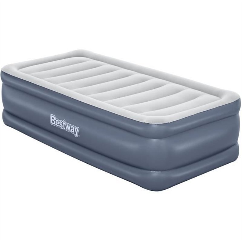 Image secondaire de Lit gonflable - BESTWAY - 6713G - Tritech - 1 place, 191 x 97 x 51 cm, pompe électrique intégrée, cadre de lit