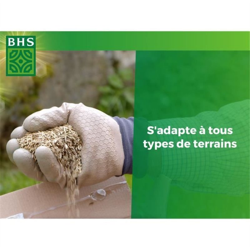 Image secondaire de Gazon rustique - BHS - Boîte de 3 kg - Résistant aux conditions climatiques difficiles - Soleil - Rouge
