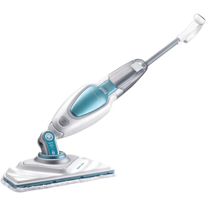 Image secondaire de BLACK & DECKER FSM1630-QS - Balai vapeur Tete delta - 1600 W - 4 accessoires - Blanc / Bleu