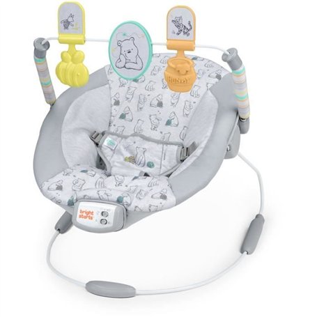 Transat bébé - DISNEY BABY - WINNIE L'OURSON - Arche avec jouets d'éveil amovible - Evolutif de 0 a 6 mois