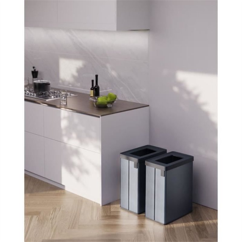 Image secondaire de Poubelle de tri - VERTO - CURVER - 54 L - Gris perle