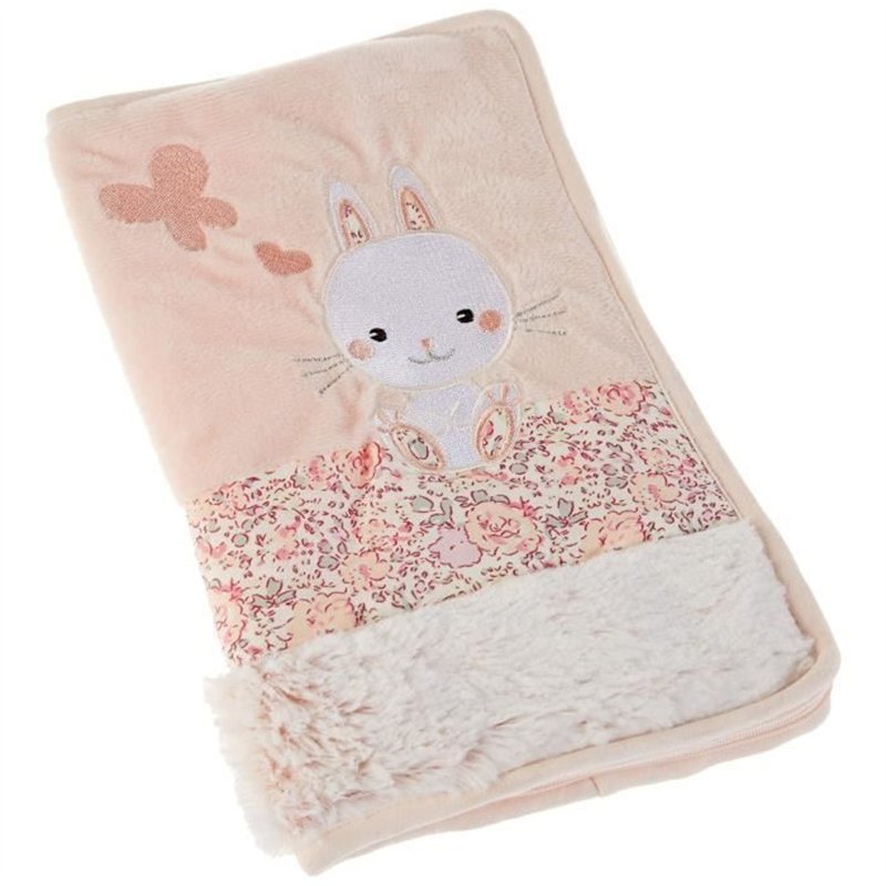 Image secondaire de Protege carnet de santé Lapinou - Rose - 15 x 26 cm