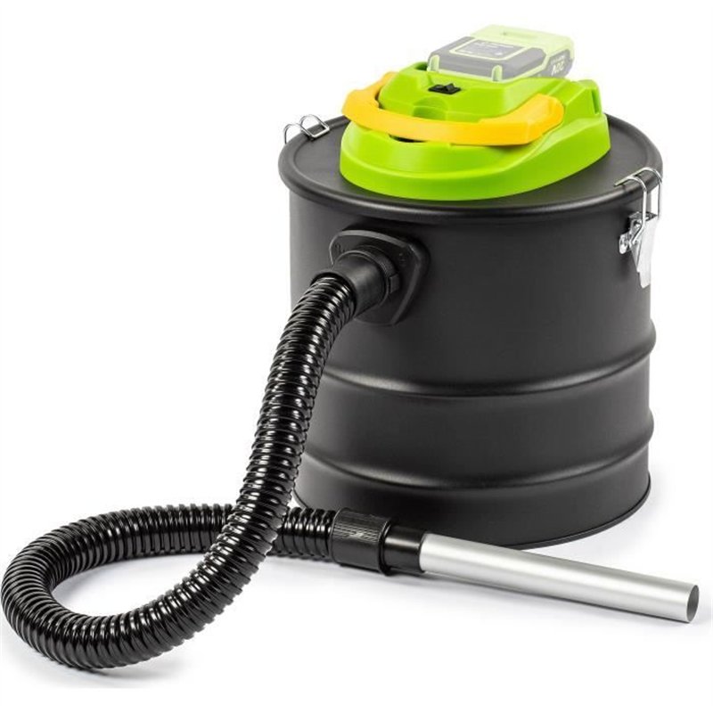 Aspirateur à cendres sans fil - FIELDMANN - 20V - Filtre HEPA lavable - Batterie et chargeur non inclus
