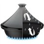 Tajine fonte massive - GSW - 30 x 22 cm - Couvercle céramique - Induction - Gris