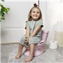 INGENUITY Mini Toilette fille avec Réducteur de Toilette enfant inclus, Chasse d'eau musicale