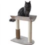 KERBL - Arbre a chat Ambiance Taupe- 49x35x56 cm - Taupe - Sisal