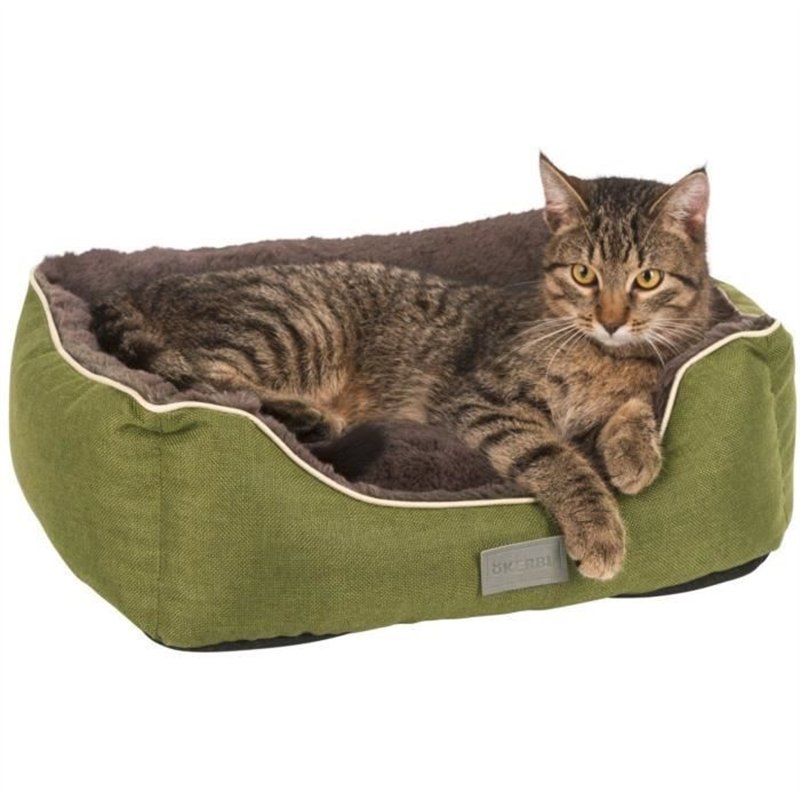 Image secondaire de KERBL - Panier / Coussin - Samuel - Gris/Gris foncé - 50 x 40 x 15cm