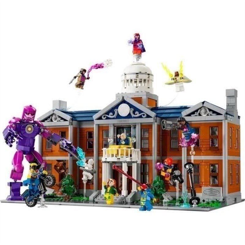 Image secondaire de LEGO Marvel Les X-Men : l'institut Xavier - Set de construction pour adultes avec minifigurines dont Wolverine et Professeur X p
