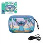 Enceinte Bluetooth portable Stitch avec finition en tissu