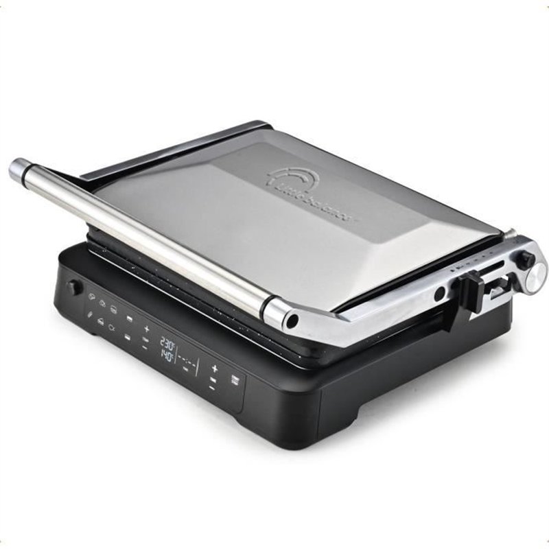 Grill viande - LITTLE BALANCE - 8734 - 2000 W - 6 positions - Aluminium / Noir