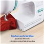Machine a Coudre - MEDION - SM 60 - 62W - 24 Points + Points Doubles - 700 tr/min - LED - Turquoise