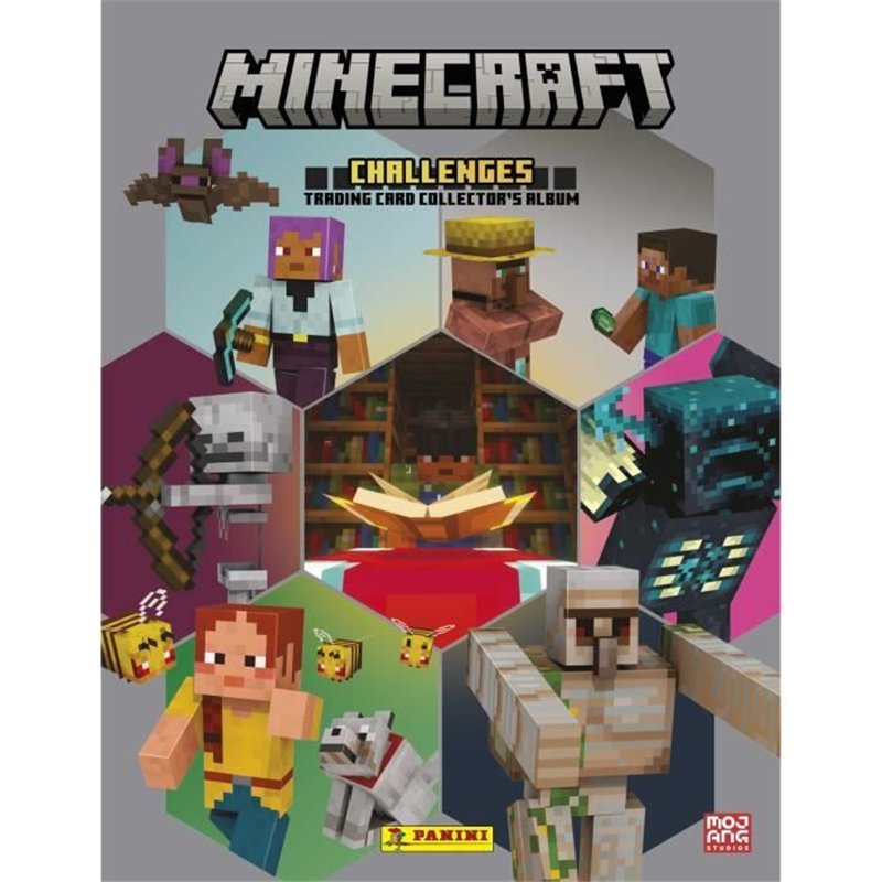 Pack de démarrage - PANINI - Minecraft TC 4 - Starter Pack - Classeur + 2 pochettes + 1 patch + 1 carte EL