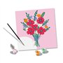 CreArt 20x20 cm Poppy bouquet, Loisir créatif, Adulte, Peinture par numéros, 25519, Ravensburger