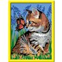 CreArt Kids 18x24cmChat et son compagnon le papillon, Kit de peinture par numéros Numéro d'Art,, Des 9 ans, 25813, Ravensburger