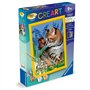 CreArt Kids 18x24cmChat et son compagnon le papillon, Kit de peinture par numéros Numéro d'Art,, Des 9 ans, 25813, Ravensburger