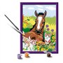 CreArt Kids 18x24cm Cheval et chatons, Kit de peinture par numéros Numéro d'Art, Des 7 ans, 25840, Ravensburger