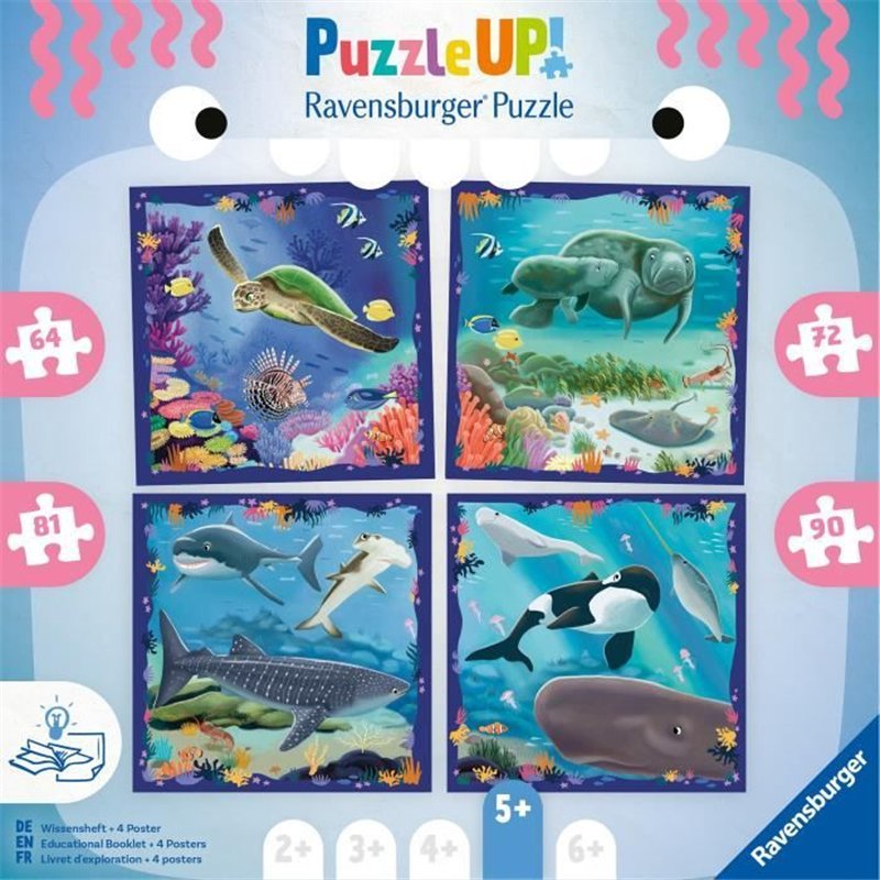 Image secondaire de Puzzle Enfant, Puzzle UP!, Les animaux marins, des 5 ans, 12004004, Ravensburger