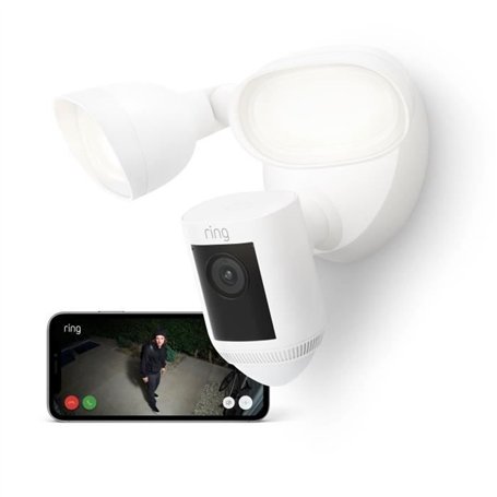 Caméra de Surveillance - RING - Spotlight Pro Plug-in - Blanc - UE