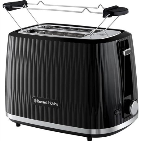 Grille-pain - RUSSELL HOBBS - EDEN - 800 W - 2 fentes - Noir