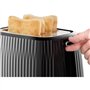Grille-pain - RUSSELL HOBBS - EDEN - 800 W - 2 fentes - Noir