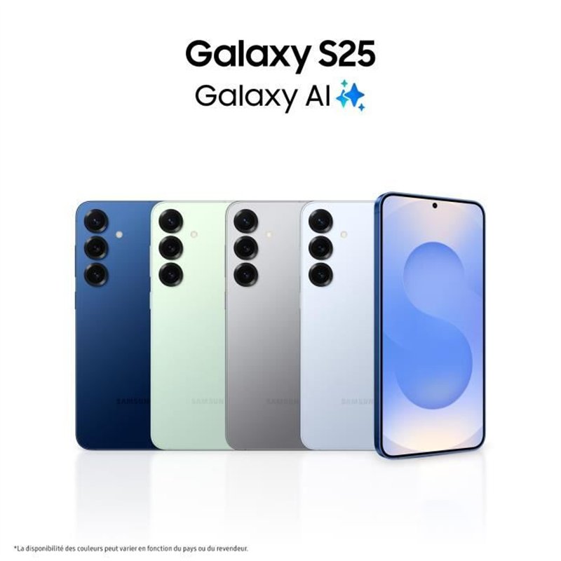 Image secondaire de SAMSUNG Galaxy S25 AI Smartphone 512 Go Bleu nuit